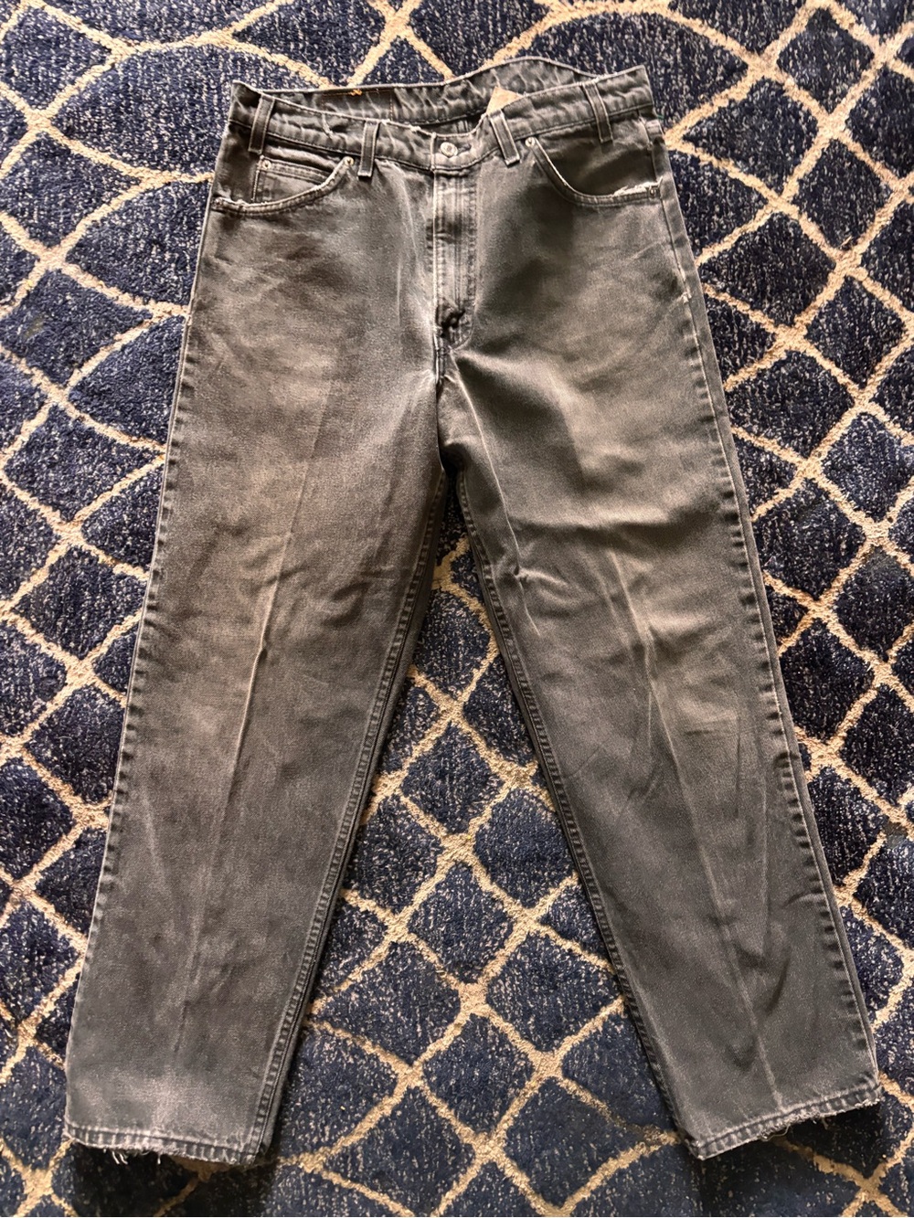 Men’s vintage  Levi’s Classic Straight Jeans in Faded Black